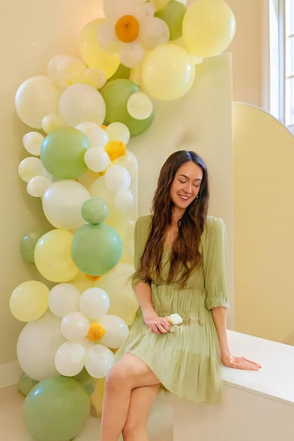 Daisy Balloon Garland Arch Kit - Image 4