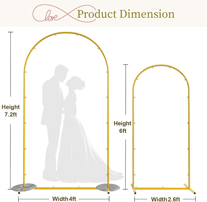 Snughome Arch Backdrop Stand, Baby Shower - Image 8