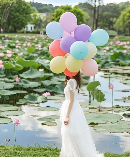 Pastel Purple Balloons 145pcs Different Sizes 18 12 10 5 Inches Light Purple - Image 6
