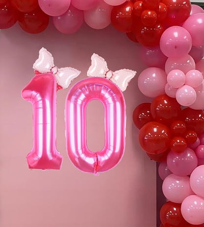 40 inch Pink Number 10 Balloon - Image 4