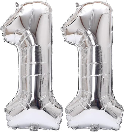 Number 11 Balloon Foil Mylar Balloons by YPSelected