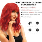 SOVONCARE Red Hair Color Depositing Conditioner Mask 5.28 OZ, Cruelty-Free