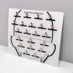 Hair Extension Board - Acrylic Time Saving Separator, Wig Sectioning Display Plate, Braiding Hair Separator hanger, Secure Clip Hanger Design | Professional Grafting Tool for Hairpieces Home Salon Use