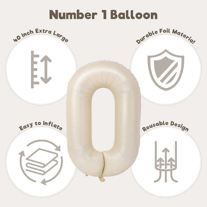 Number Balloons for Birthday Decorations - Image 3