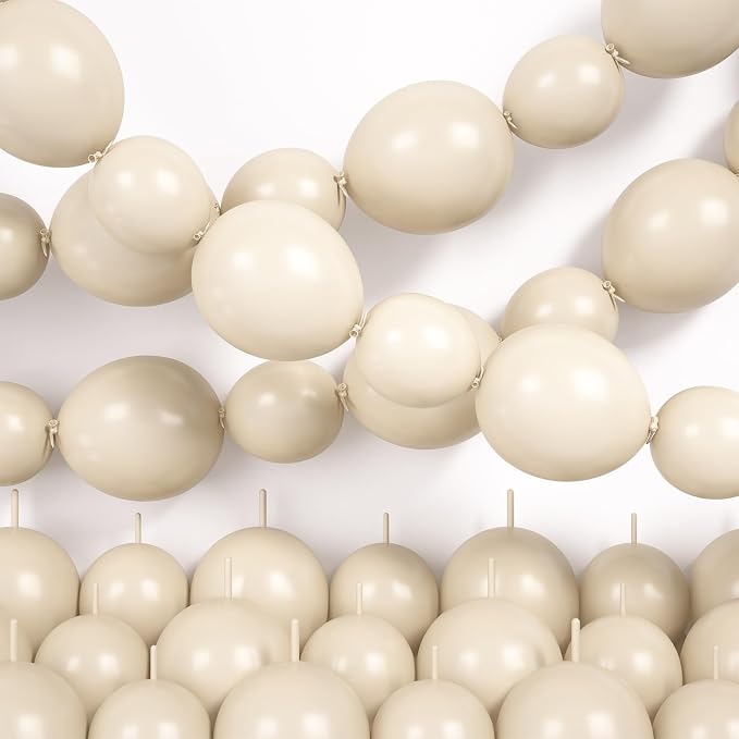 White Linking Balloons by Hapmori
