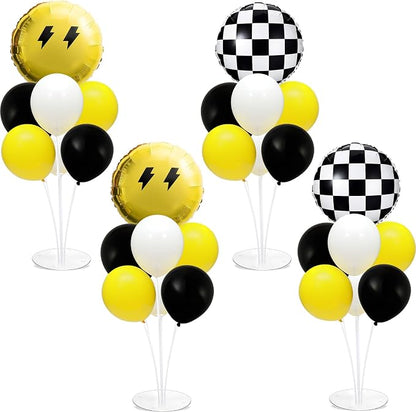 4 Sets Smile Party Balloons Stand Kit by Naozinebi