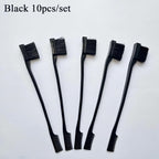 10PCS Blue Fringe Hair Dye Comb Hair Dye Brush