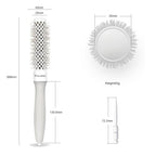 Eagle Fortress Round Brush for Blow Out, Thermal Ceramic Hair Brush for Blow Drying with Ionic Bristle for Professional Blowout Brushing - Grey, 43mm