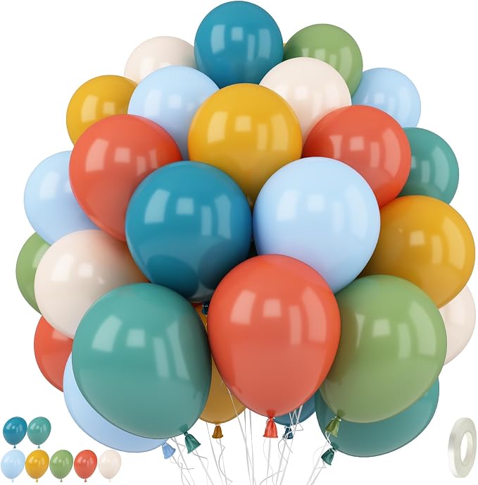 Boho Rainbow Balloons by TAOYE