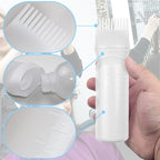 ELANE 4 Pack Root Comb Applicator Bottle,Oil Comb Applicator for Hair Dye Shampoos Hair Salons (2 pink + 2 white)
