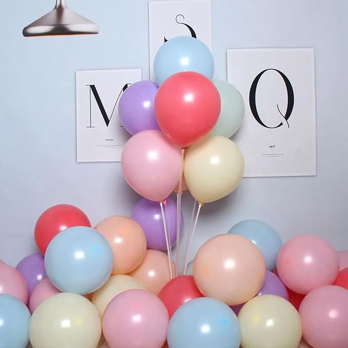 Pastel Rainbow Balloons, Colorful Balloon - Image 3