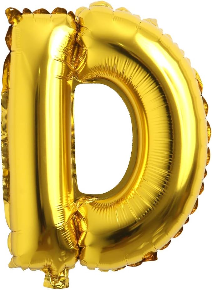 16" Alphabet Letter and Number Balloons Set Package, Aluminum Hanging Foil Film by RUIANSI