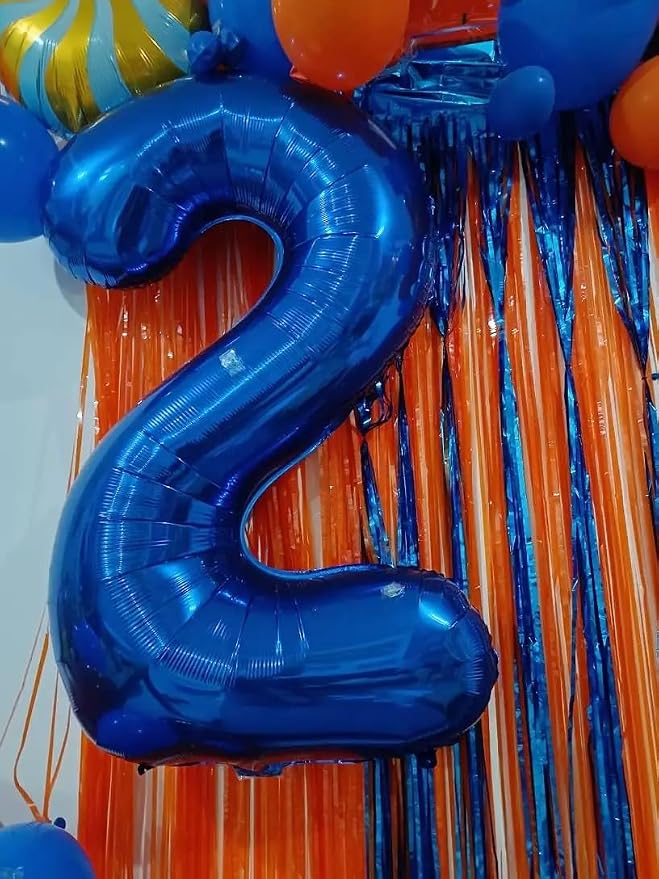 Blue Number 2 Balloon 40 Inch - Image 4