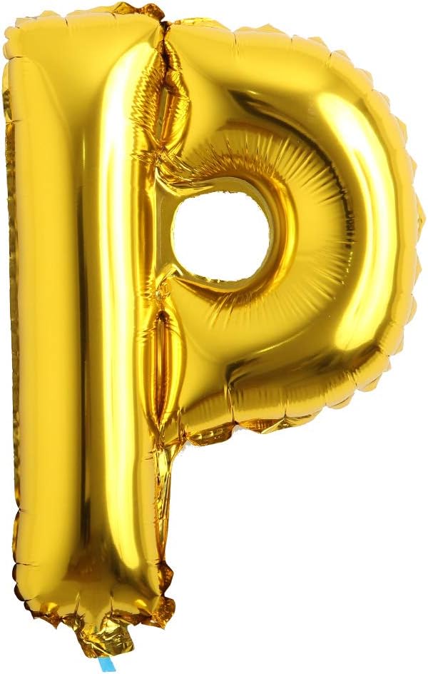 16" Alphabet Letter and Number Balloons Set Package, Aluminum Hanging Foil Film by RUIANSI