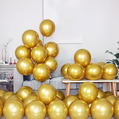 5 inch Metallic Gold Balloons - Image 3