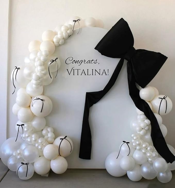 KBZVNAF Pearl White Latex Party Balloons 50 Pack 12 inch | White Ivory Helium - Image 7