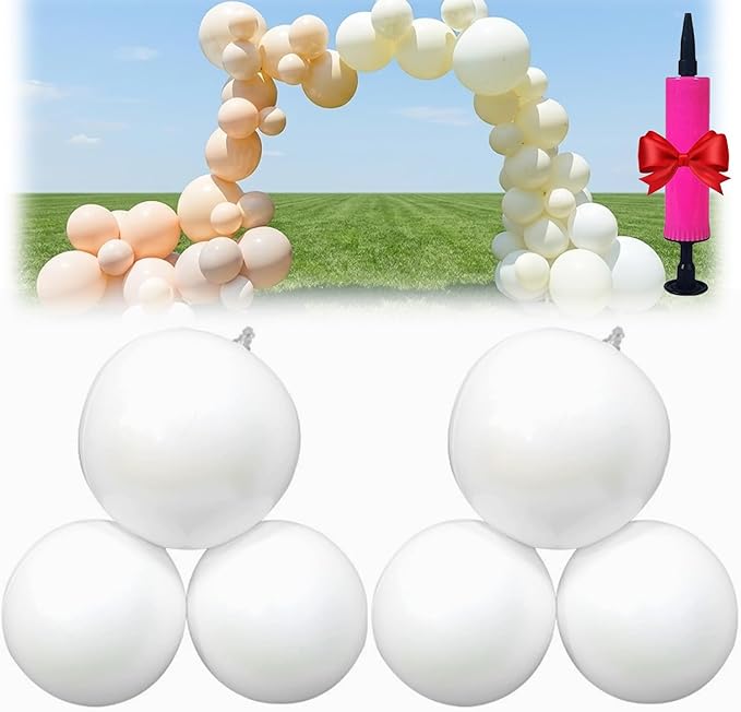 Reusable Inflatable Balloon Garland Arch Kit, 43in/15in Linked Pvc Balloons by Unknown