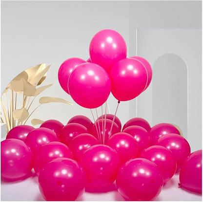 300 Pack Hot Pink Balloons 12 inch Dark Pink Latex Party Balloon Bulk by ZWZLIULIAN