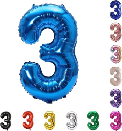 YPSelected 32 Inch Large Foil Helium Number Balloon Birthday Wedding Party 0-9 by YPSelected