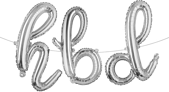 16 Inch HBD Balloons for Boho Birthday Party Decorations by RUIANSI