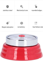 Portable Multifunctional Wall Mount Stainless Steel Classic Retro Magnetic Countdown Reminder for Hair Processing , 70dB Kitchen Timer , Cooking(Red) , 70dB Kitchen Timer , Portable Multifunctional W