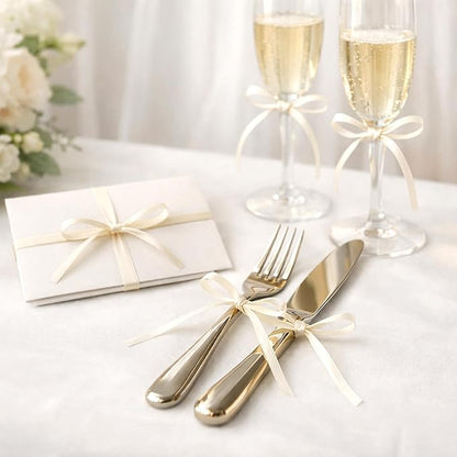 KINGLAKE Ivory Satin Ribbon - Image 6