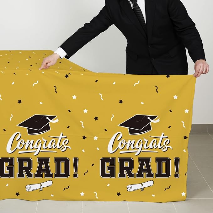 Graduation Tablecloths Graduation Party Table Decorations Waterproof Plastic - Image 3