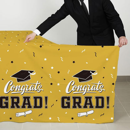 Graduation Tablecloths Graduation Party Table Decorations Waterproof Plastic - Image 3