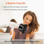 Hair Diffuser for 1.4"-2.6" Blow Dryers, Diffuser Hair Dryer Attachment, Professional Hair Diffuser for Curly Wavy Long Thick Hair