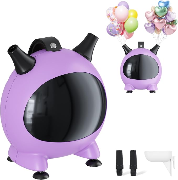 Balloon Pump Electric, Portable Balloons Inflator Air Pump by Togvu