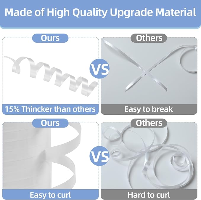 Gold Ribbon, 3/16 inch x 500 Yard Gold Curling Ribbon - Image 4