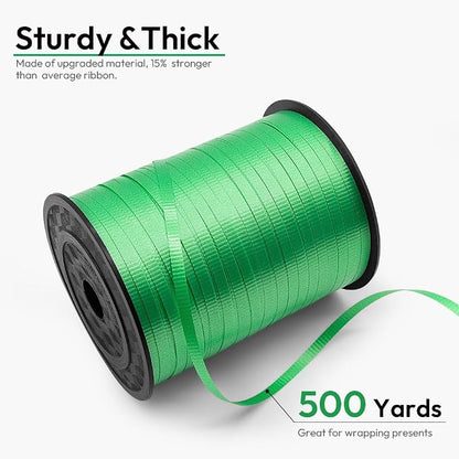 500 Yards Curling Ribbon for Gift Wrapping, 3/16" Balloon String for Christmas - Image 2