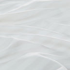 JELLYMONI 100% Natural Cotton Striped King Pillowcases Set, 2 Pack Satin Stripe Pattern Printed Pillow Covers with Envelope Closure (Pillows are not Included)