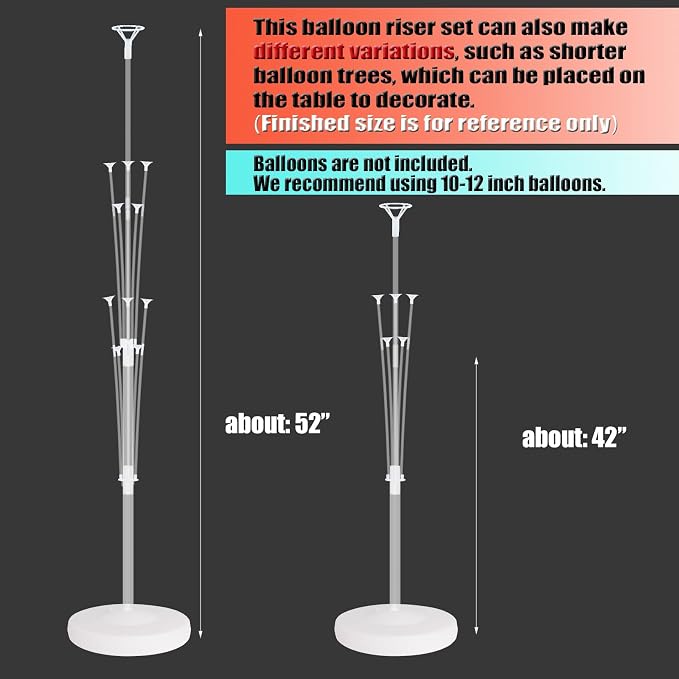 Balloon Column Kit with Stand, Pole - Image 3