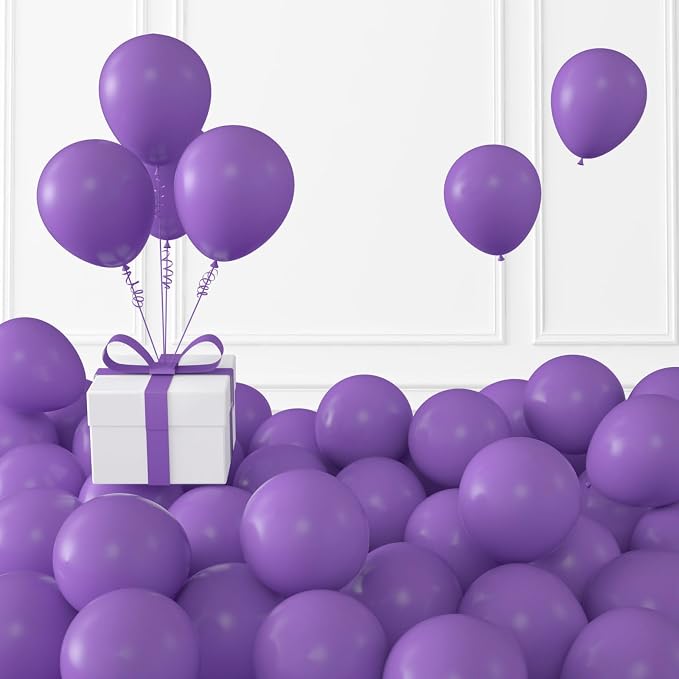 Purple Balloons, Birthday Decoration, Wedding Party, Baby Shower Decorations by KALOR