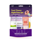 Epielle Sweet Dream Night-Time Spa Kit, 6 Relaxation Essentials, At-Home Spa Kit for Radiant Skin, Self Care Gifts for Women, Korean Skin Care Set, Stocking Stuffers