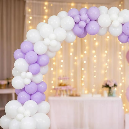 40pcs 12 Inch Pastel Purple Balloons, Matte Macaron Lavender Lilac Balloons | - Image 6