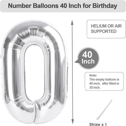 Numbers 50 Balloon 40Inch Rose Gold Balloons - Image 5