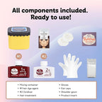 eZn Pudding Hair Dye Ammonia Free Semi-Permanent Self Hair Dye DIY Kit included contain Keratin Made in Korea Beauty (Ash Purple Gray)