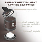 Root touch up hair color powder-Instantly Conceals Hair Loss and Thinning, Gray hair Cover Up Powder, hairline Powder Toppers and Fibers for Men & Women (Medium Brown, 0.35 ounce)
