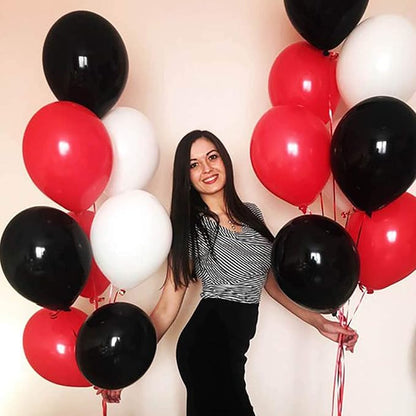 62Pcs Red and Black Balloons Kit - Image 6