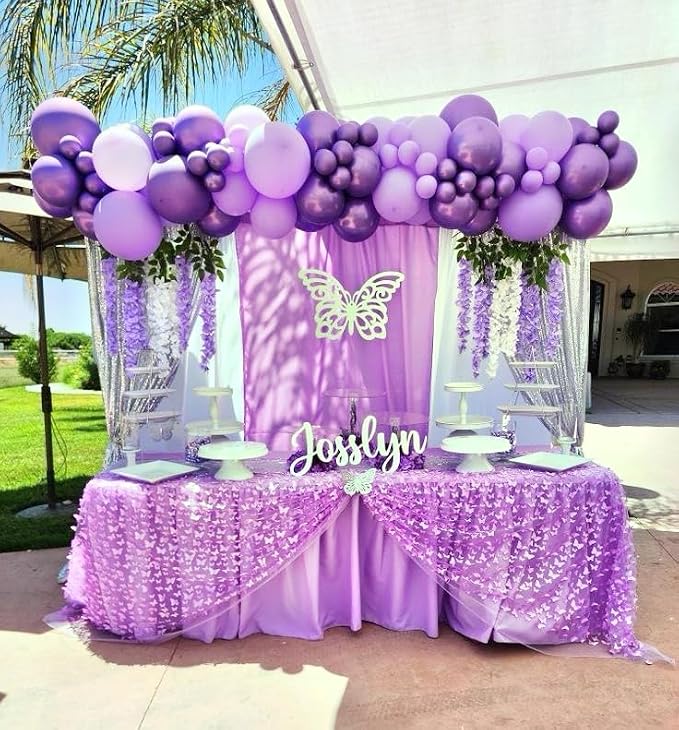 AIOZX Purple Latex Balloon Set - Image 5