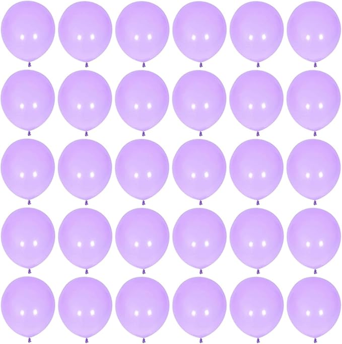 5 inch Pastel Purple Party Balloons by YicUik