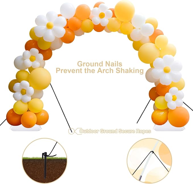 Balloon Arch Kit, 7.4ft Balloon Arch Stand Frame - Image 4