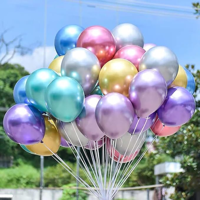 12 Inch Metallic Green Balloons, Baby Shower, Graduate Party Decorations - Image 5