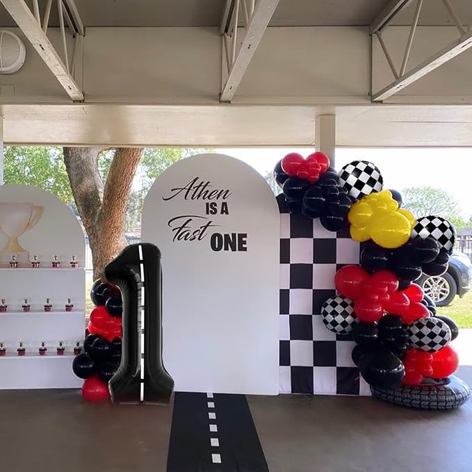 134pcs Balloons Race Car Birthday Party Supplies Decorations - Image 6
