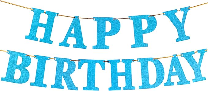 Happy Birthday Banner for Birthday Party Decorations by MEETINGU