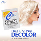 Decolor - Hair Bleach Powder for Bleaching & Streaking, Blue (1.3 Oz Pack of 12)