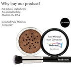 Root Touch Up Powder - Natural Hairline Concealer with 11 Shades - Free of Fragrance, Talc & Parabens (With Brush, Warm Brown)