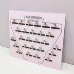 Extension Holder - Wig Sectioning Display Plates, Secure Clip Design, Clip-In Wig Grafting Plate, Time Saving Acrylic Hair Separator Board | Professional Grafting Plate for Hairpieces Home Salon Appl